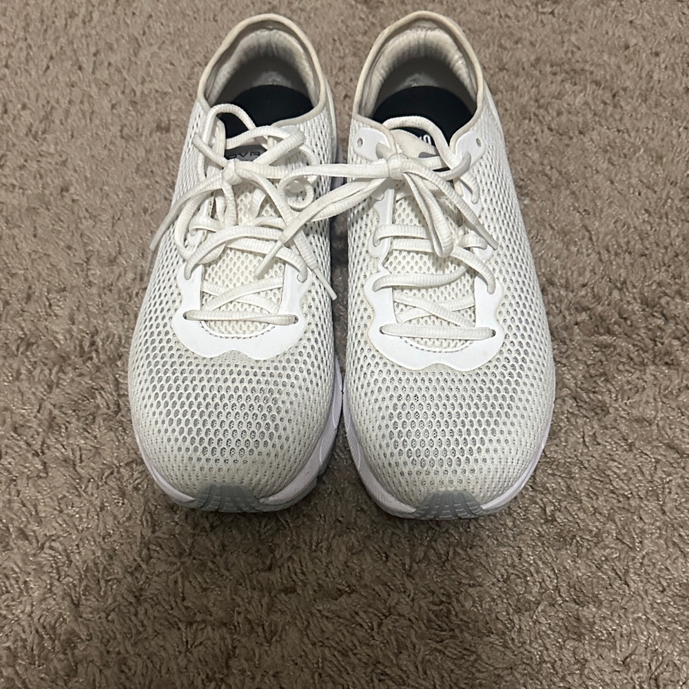 Under Armor White Mesh Sneakers